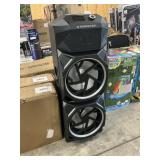 Monster portable speaker -front damaged