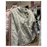 Lands End quilted pullover M