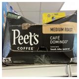 Peets coffee cafe domingo med roast 75 pods