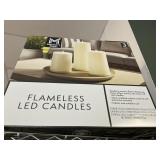 LED flameless LED candles 3 pack