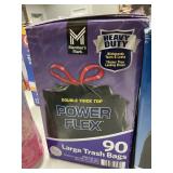 Power Flex 80 large trash bags