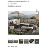 Athena Coll 7-pc deep seating sectional 3 box set