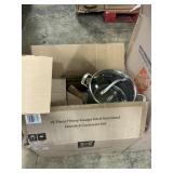 15-pc Heavy gauge hard anodized nonstick cookware