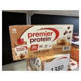 Premier Protein cafe latte 15 pack