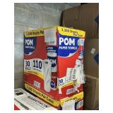 Pom paper towels 30 rolls