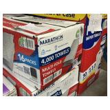 Marathon multi fold towels 4,000 towels
