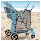 Beach cart milky blue-USED?