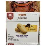 Milano double dark chocolate 30 cookies 2 per