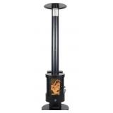 Wood pellet patio heater