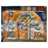 Paper towels 15 mega rolls