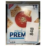 Premium saltine crackers 12 packs