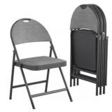 Cosco commercial fabric XL folding chair 4 ct