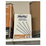 Hefty unwrapped straws 2500 ct