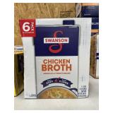 Swanson chicken broth 6 pack