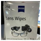 Zeiss lens wipes 250ct