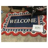 Welcome Americana mat