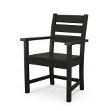 Polywood gulf shores chair- black