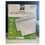 Security envelopes 500 ct