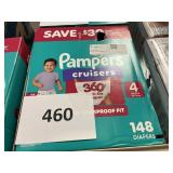 Pampers 148 diapers size 4