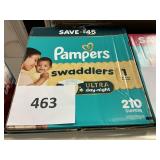 Pampers 210 diapers size 1