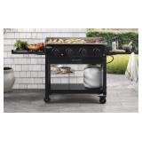 4-Burner gas griddle
