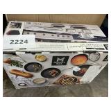 10pcs Hybrid clad ceramic cookware set