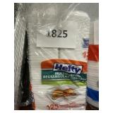 Hefty rectangular container 125 ct