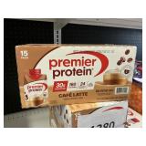 Premier Protein cafe latte 15 pack
