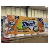 Paper towels 15 mega rolls