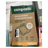 Compostic XL sandwich bags 50 ct