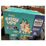 Pampers easy ups 5T-6T 86 ct