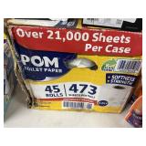 Pom toilet paper 45 rolls