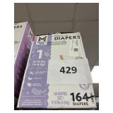 Premium 164 diapers size 1