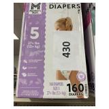 Premium 160 diapers size 5