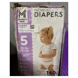 Premium  160 diapers size 5