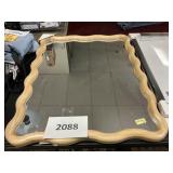 24inx30in Wall mirror  wooden