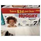 Huggies 126 diapers size 7