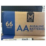 AA  Alkaline batteries 66 pack
