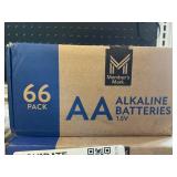 AA  Alkaline batteries 66 pack