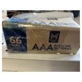 AAA Alkaline batteries 66pack