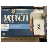 Mens underwear L/XL 84 ct