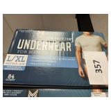 Mens underwear L/XL 84 ct