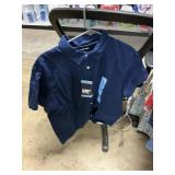 Lands End button up short sleeve shirt L