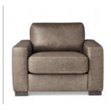 Harrison Coll leather chair- mushroom