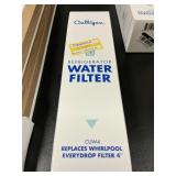 Culligan water filter replaced Whirlpool filter 4"