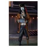 Animated 7ft skeleton pirate