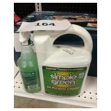Simple Green cleaner 140 oz + spray bottles