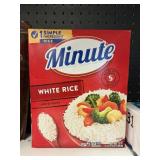 Minute white rice 72 oz