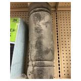 Gray memory foam bath mat