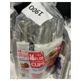 16 fl oz Clear cups 132 ct